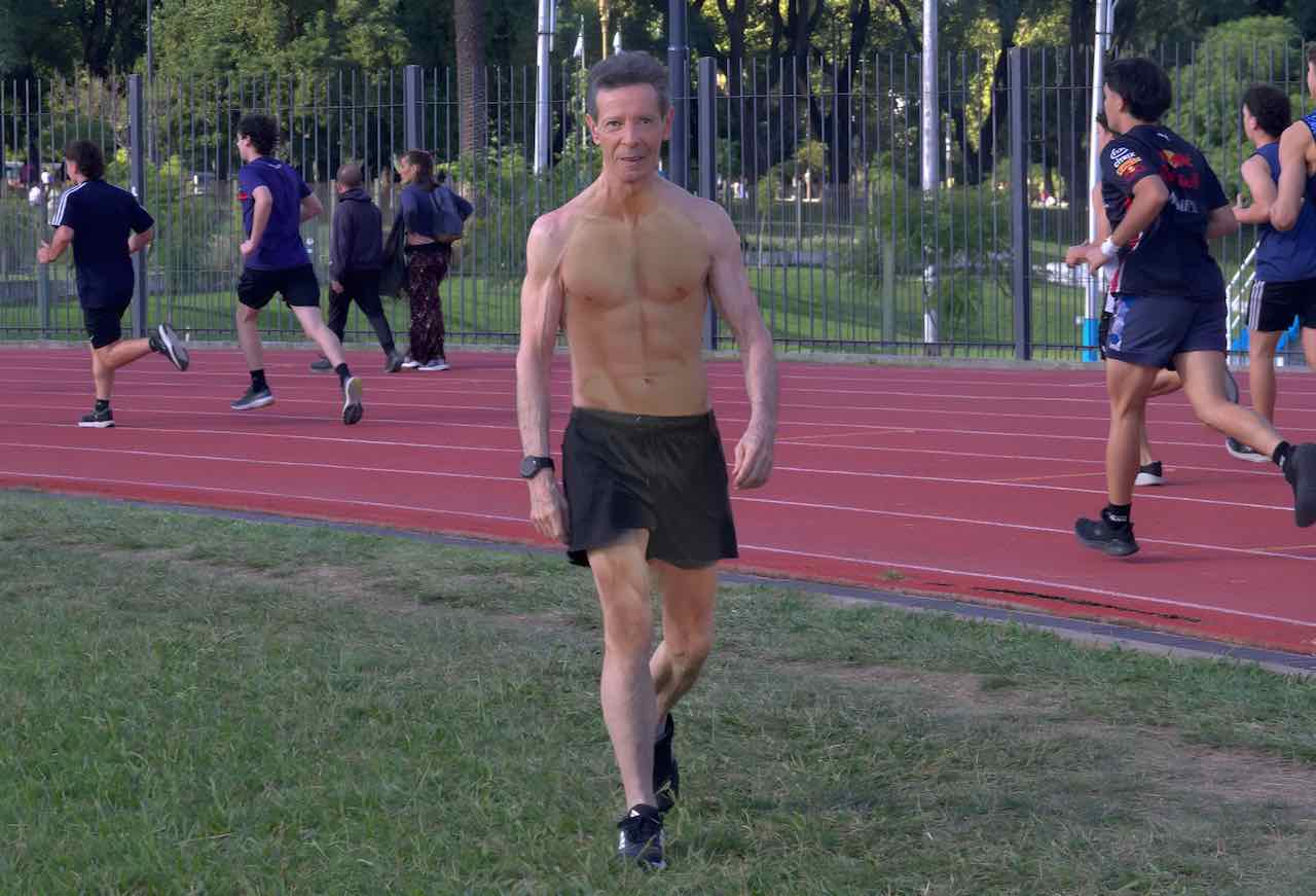 Carlos at an outdoor sports park